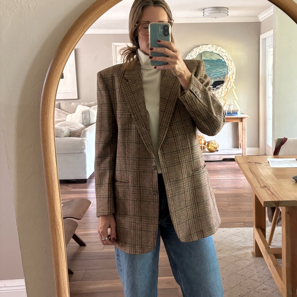 Lands End Blazer Plaid Size 12 - Picture 7 of 7